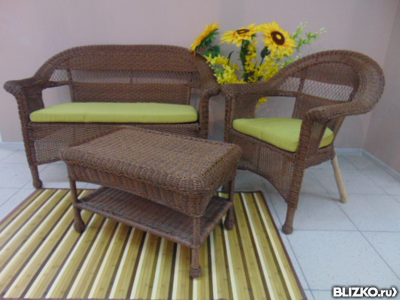 Комплект плетёный из искусственного ротанга для гостиной "Margo-2"