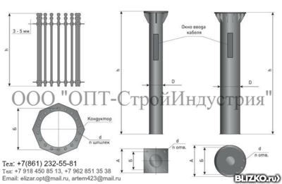 Закладная деталь фундамента танс