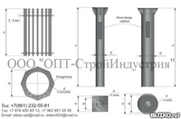 Закладные детали для опор для уличного освещения ФМ-0,108-1,5-б