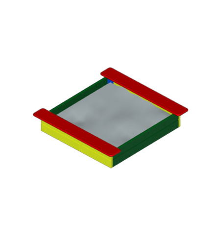 Песочница Забава мини 1380х1450х220
