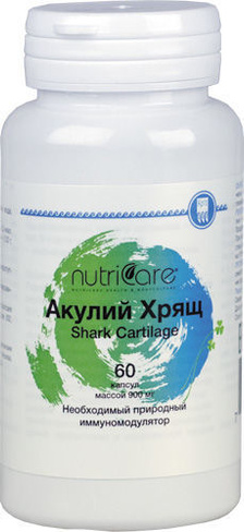 БАД Акулий хрящ, капсулы, 60 шт код. 401