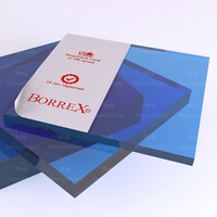 Монолитный поликарбонат Borrex 3 мм синий 2050*3050