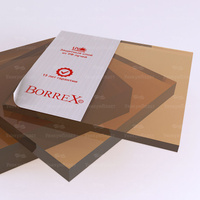 Монолитный поликарбонат Borrex (оптима) 10 мм коричневый 2050*3050