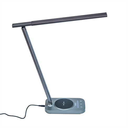 Настольная лампа Citilux CL803052 Ньютон Графит, USB Qi