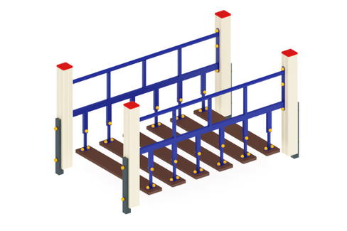 Качающийся мостик 1750х1000х900