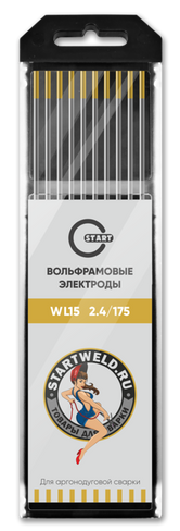 Вольфрамовый электрод WL 15 2,4/175 (золотой) WL1524175