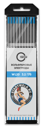 Вольфрамовый электрод WL 20 3,2/175 (голубой) WL2032175