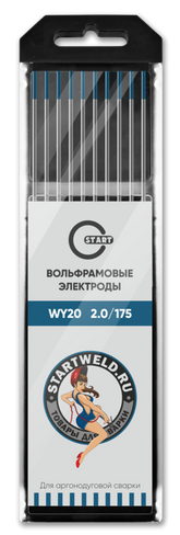 Вольфрамовый электрод WY 20 2,0/175 (синий) WY2020175