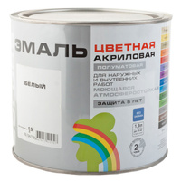 Эмаль ВДАК -220 COLORS белый 1,9л