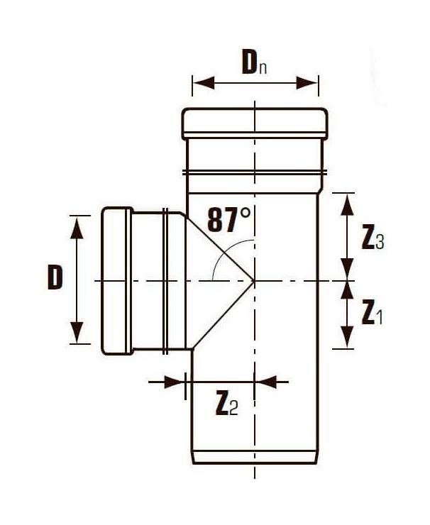 Диаметр 90. Тройник канализационный 110х110х110 габариты. Тройник ПВХ канализационный 110 чертеж. Тройник канализационный 110х110х110 чертеж. Тройник ПП 45° 110х110х110 мм длина.