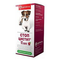 Стоп-цистит Плюс жевательные таблетки для собак 1000 мг, 20 т