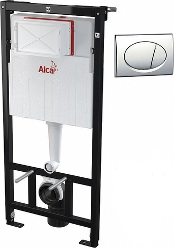 AМ101/1120 Инсталляция в комплекте 3в1 (кноп.M71;крепление) Alcaplast