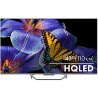 43" Телевизор HAIER Smart TV S4, QLED, 4K Ultra HD, серый, СМАРТ ТВ, Android TV