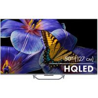50" Телевизор HAIER Smart TV S4, QLED, 4K Ultra HD, серый, СМАРТ ТВ, Android TV