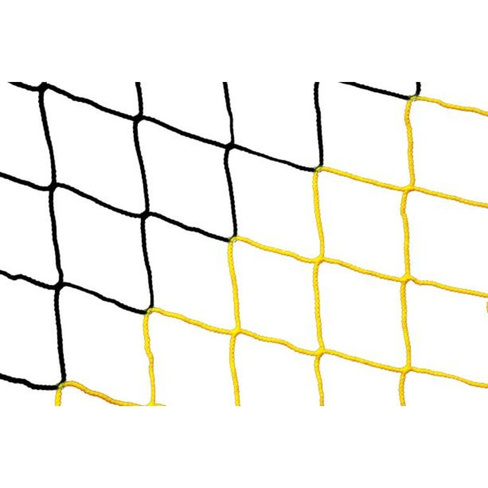 Сетка для футбольных ворот 5 x 2 м, 4 мм, желто-черная POWER SHOT, черный желтый