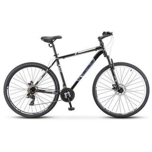 Горный (MTB) велосипед STELS Navigator 700 MD 27.5" F020 (2021) черный/белый 21" (требует финальной сборки)