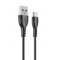 USB кабель шт.USB (A) - шт.Type-C "Borofone" BX51, 3.0А, 1.0м, чёрный