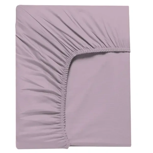 Простыня Inspire 160x200 см сатин на резинке цвет розовый INSPIRE Простыня на резинке