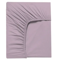 Простыня Inspire 180x200 см сатин на резинке цвет розовый INSPIRE Простыня на резинке
