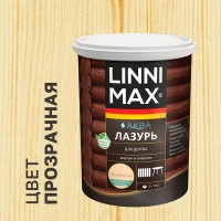 Лазурь для дерева Linnimax полуматовая прозрачная 0.9 л LINNIMAX Декоративно-защитый антисептик