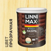 Лазурь для дерева Linnimax полуматовая прозрачная 2.5 л LINNIMAX Декоративно-защитый антисептик