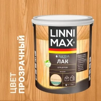 Лак для дерева Linnimax шелково-матовый прозрачный 2.5 л LINNIMAX Для стен и потолков
