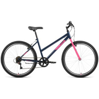 Горный (MTB) велосипед ALTAIR MTB HT 26 low (2022) темно-синий/розовый 17" (требует финальной сборки)