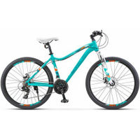 Велосипед женский горный Stels Miss-6000 MD V010 рама 17" 2023 года мятный матовый STELS