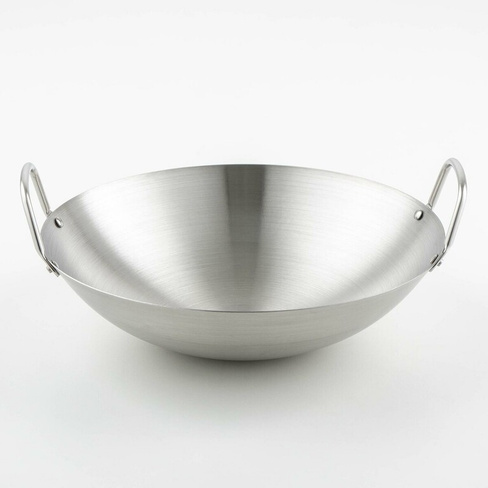 Сковорода-wok hanna knövell из нержавеющей стали chief, d=28 см Hanna Knövell