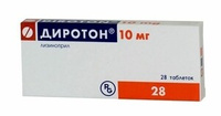Диротон Таблетки 10 мг 28 шт Гедеон Рихтер