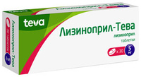 Лизиноприл-Тева Таблетки 5 мг 30 шт ТЕВА