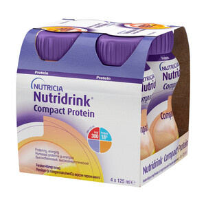 Nutridrink Компакт Протеин вкус персик-манго 125 мл 4 шт Нутриция