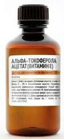 Альфа-Токоферола ацетат Раствор масляный 300 мг/мл 50 мл Самарамедпром