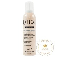 Qtem - Протеиновый мусс-кондиционер "Восстановление" для ломких и химически обработанных волос, 260 мл