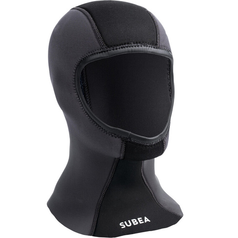 Шлем для дайвинга неопреновый 3.5 мм с принтом черно-синий SCD Subea