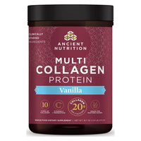Коллаген Ancient Nutrition Multi Protein 10 Types Vitamin C + Probiotics Vanilla, 472,5 г