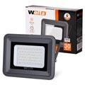Светодиодный прожектор WOLTA WFL-300W/06 300Вт 5700К IP65 27000лм серый 430x370/320x35 1/4