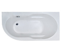 Ванна Royal Bath Azur 140x80 (Левостороннее исполнение)