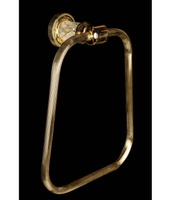 Кольцо для полотенца Boheme Murano Crystal 10905-CRST-G золото