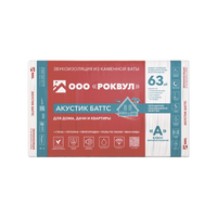 Утеплитель Rockwool Акустик Баттс 50х600х1000 6 м2