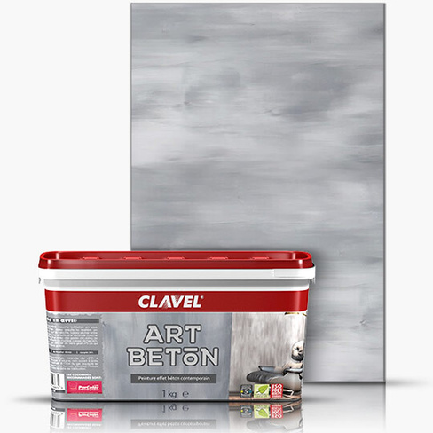Artbeton (White, Light grey, Grey, Dark grey) - декоративная краска с эффектом бетонных стен 1 кг.