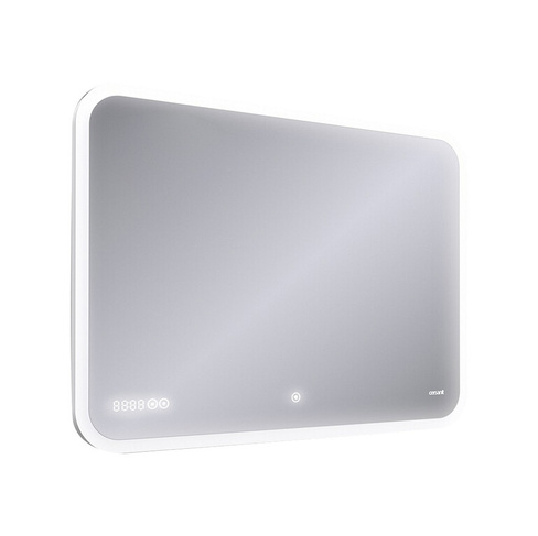 Зеркало Cersanit Led 070 Desing Pro 80x60 (гориз.) 80x50 c подсветкой bluetooth часы с антизапотеванием Cersanit 62555