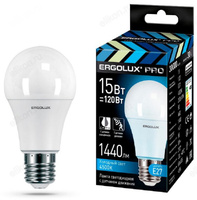 Лампа светодиодная LED-A60P-15W-E27-4K Ergolux PRO ЛОН с датчиками 14763