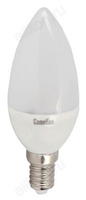 Лампа светодиодная LED E14 C35 8W 830 Camelion CAMELION