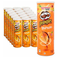 Чипсы PRINGLES PAPRIKA ( Принглс паприка) 165 гр, 19 штук Pringles