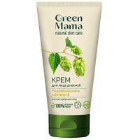GREEN MAMA Дневной крем для лица "Уссурийский хмель и Витамин Е" Natural Skin Care Крем для лица