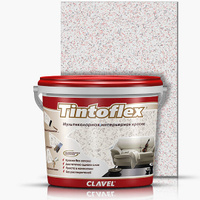 Tintoflex (Пастель, City, Gems) - декоративная мультиколорная краска 20 кг.