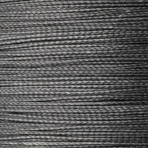 Леска основная плетеная TX8 CF 300 м серая CAPERLAN, углерод серый