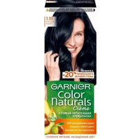Крем-краска для волос Garnier Color Naturals с 3 маслами, тон 1.10 Холодный черный GARNIER