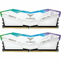 Оперативная память Team Group DDR5 T-Force Delta RGB 32GB (2x16GB) 8000MHz CL38 (38-48-48-84) 1.4V White (FF4D532G8000HC